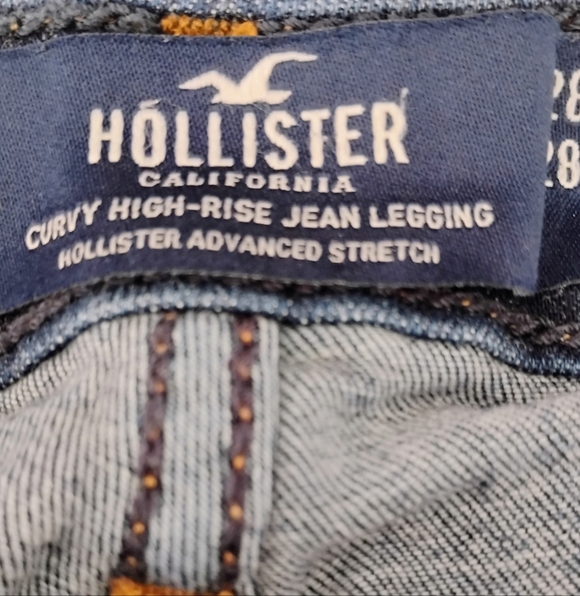 Hollister Dark Blue Women Jeans - Picture 4 of 7
